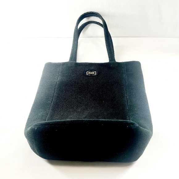 Floral Embroidered Black Satchel - Picture 7 of 7